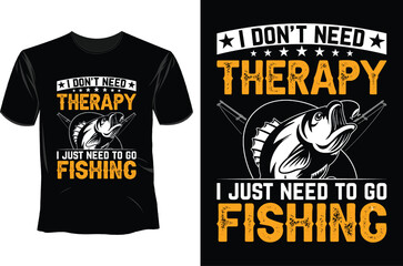 Fishing T Shirt Design Template