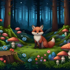 cute fox