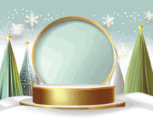 Christmas vector background banner, template