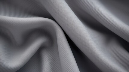 Obraz premium Close-up texture of gray fabric or cloth in gray color
