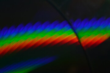 Photos from CDs and the reflection of light that causes rainbows.