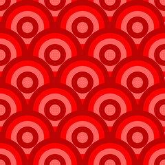 Vector - seamless pattern of colored ornaments.