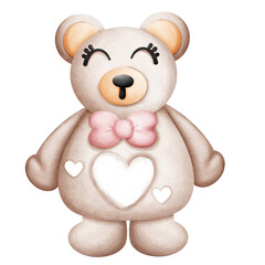 teddy bear with heart