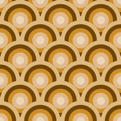 Vector - seamless pattern of colored ornaments.