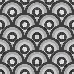 Vector - seamless pattern of colored ornaments.