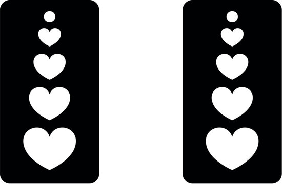 Geometry earrings laser cut file