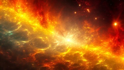 カラフルな宇宙の背景素材