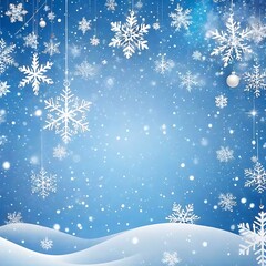 An animated background creating a Merry Christmas and Happy New Year atmosphere, Generative AI