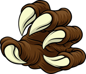 Claw Monster Hand Dragon Dinosaur Talon Cartoon