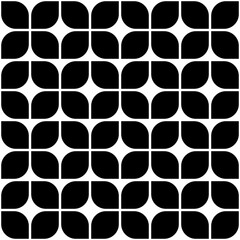 Monochrome pattern of leaves