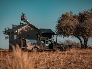 Fototapeta premium Camping en Namibie