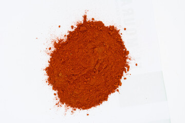 paprika isolated on a white background