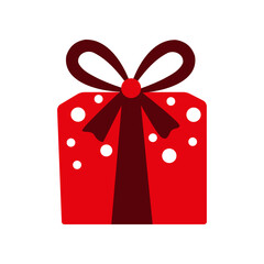 Christmas gift box. Vector different gift boxes. Flat design. Happy New Year illustration