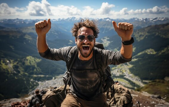 Triumph auf dem Gipfel:
