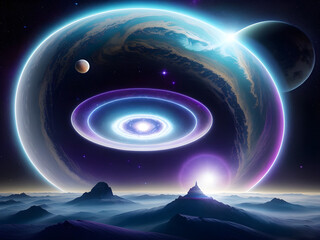 Cosmic Codex: Journey into the Celestial Library