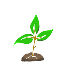 Fototapeta na wymiar Leaf green vector design illustration ,go green logo, eco logo design