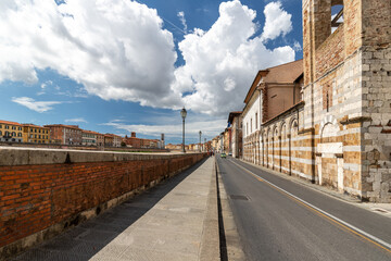 embankment in Pisa