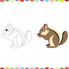 squirrel with a nut