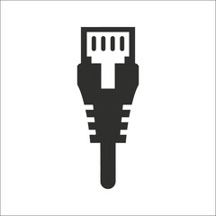 Cat 5 Ethernet connector icon