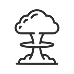 Mushroom cloud icon