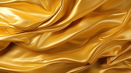 Fototapeta premium Abstract gold metallic, foil with geometry, lines material background, seamless wallpaper texture. Great as banner, luxury product cover, happy new year postcard.