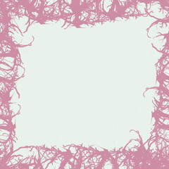 seamless hand-drawn pink background with flowers