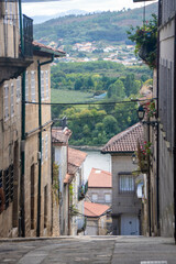 Fototapeta na wymiar historic center of the town of Tui in Galicia