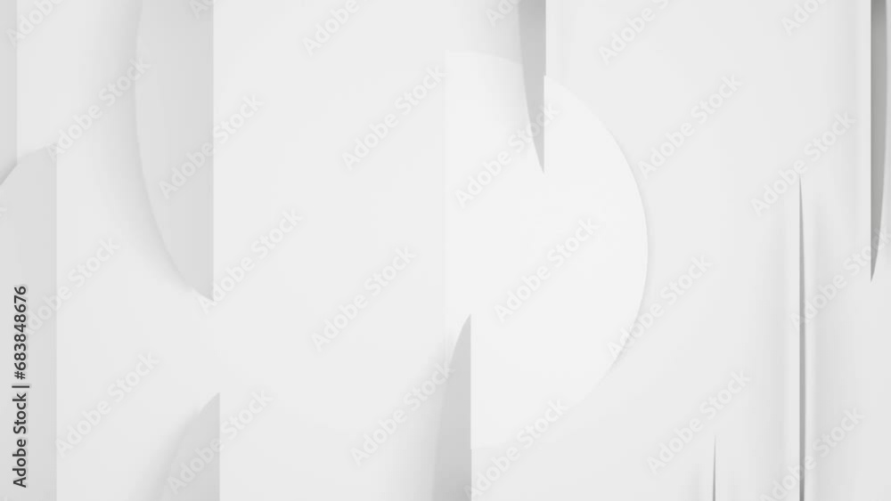 Poster white background loop animation