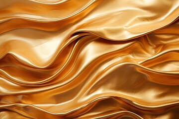 Obraz premium Abstract gold metallic, foil with geometry, lines material background, seamless wallpaper texture. Great as banner, luxury product cover, happy new year postcard.