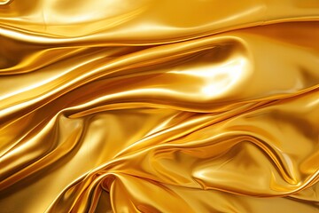 Obraz premium Abstract gold metallic, foil with geometry, lines material background, seamless wallpaper texture. Great as banner, luxury product cover, happy new year postcard.