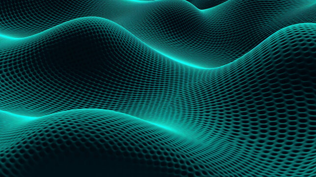 vector wavy background, 3D ripple design | Abstract motion graphic © Spear