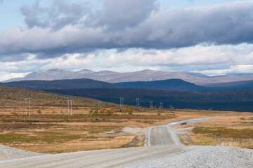 Herbst entlang der Flatruet zwischen Funäsdalen und Ljungdalen	