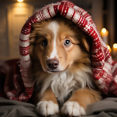 Holiday Pets dressed for Christmas