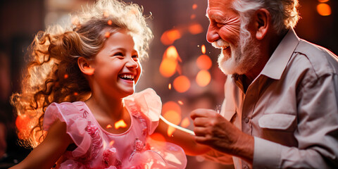 When music fills their soul, age fades away! Join us and celebrate the eternal spirit of dance as this sweet little girl and her loving grandfather enjoy this moment, creating magical memories,
