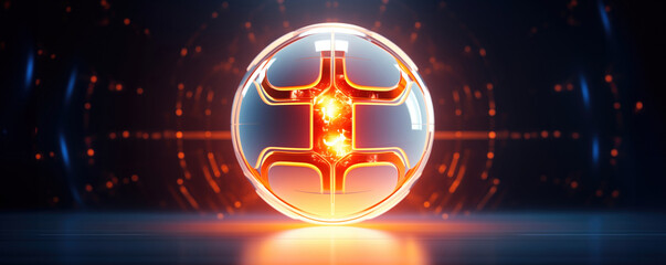 banner of basketball ball sports soccer, football , hand ball background poster in glossy futuristic design, glowing neon details mechanical digital look cyber online gaming tournaments compotation