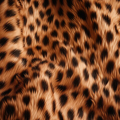 A splendid close-up of the leopard's mottled wool.