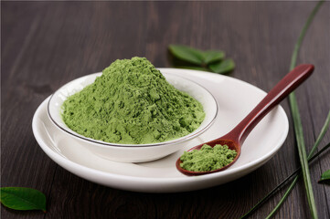 Beautiful images of matcha and matcha drinks, how to prepare matcha tea in the studio