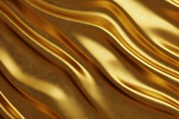 Fototapeta premium Abstract gold metallic, foil with geometry, lines material background, wallpaper texture. Great as banner, luxury product cover, happy new year postcard.