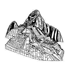 Machu Picchu illustration