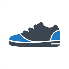 Shoe icon. Casual sporty shoe icon