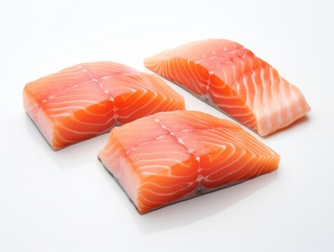 Exquisite Salmon Delights: A Glimpse of Culinary Perfection Generative AI