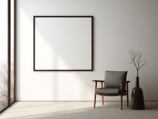 Embracing the Art of Minimalism: Uncover the Mystery within the Black Frame Generative AI