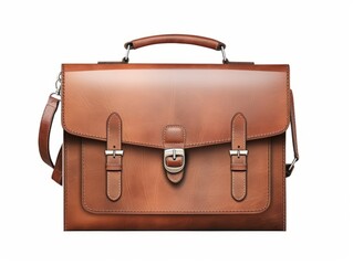 Chic High-End Brown Leather Bag: Your Perfect Accessory! Generative AI