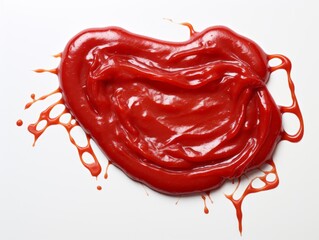 Spotlight on Simplicity: A Single Glob of Ketchup - Perfect Still Life Artistry in Photography Generative AI