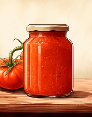 Discover the Mystery Behind the Unlabeled Jar of Tomato Sauce Generative AI