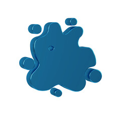 Obraz premium Blue Paint spray icon isolated on transparent background.