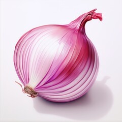 Vibrant Red Onion Art: A Classic Still Life in Style No.2 Generative AI