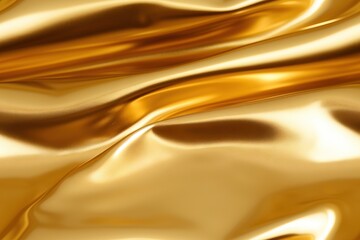 Abstract gold metallic, foil, fabric with geometry, lines material background, seamless wallpaper texture. Great as banner, luxury product cover, happy new year postcard.