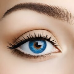 Fototapeta premium A Texture Of Blue And Brown Eyes That Are Expressive And Captivating 131741764