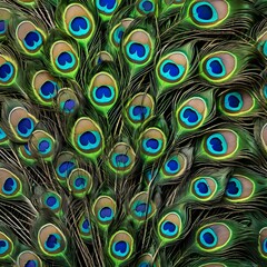 A Texture Of Blue And Green Peacock Feathers That Are Exotic And Beautiful 882821635